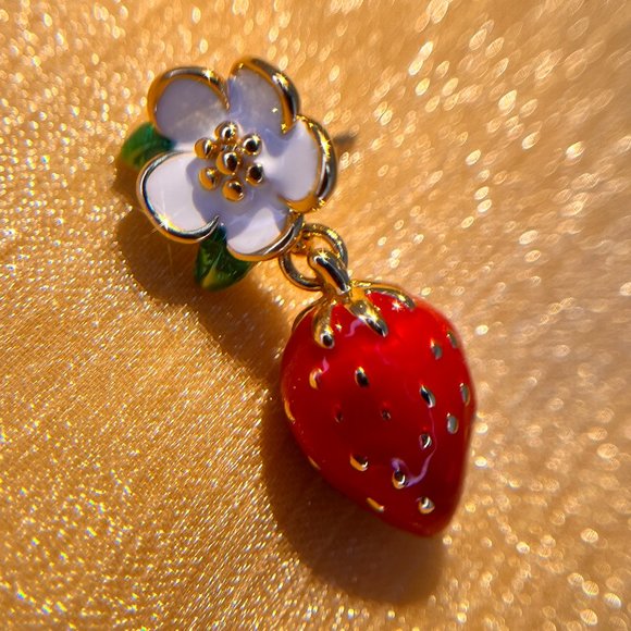 Kate Spade Picnic Perfect Strawberry Drop Earrings - Picture 7 of 10